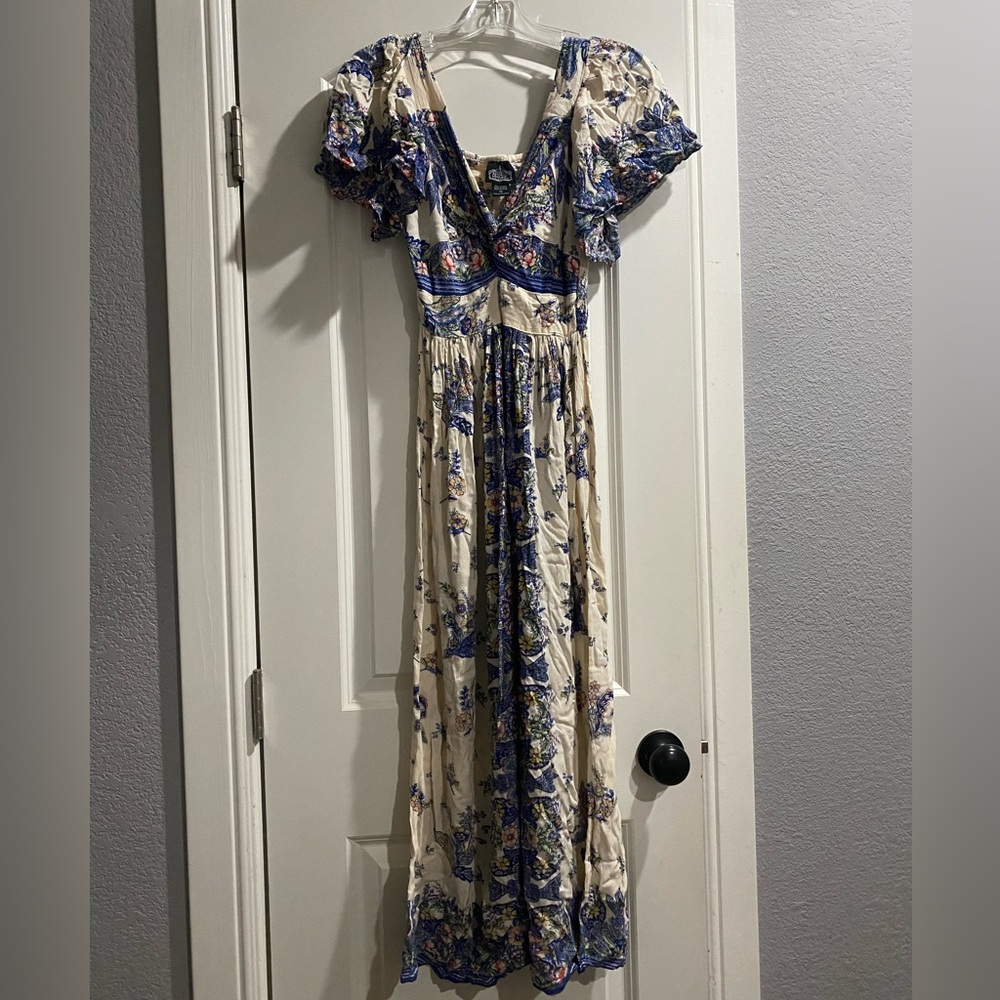 Angie Women’s Printed Maxi Dress